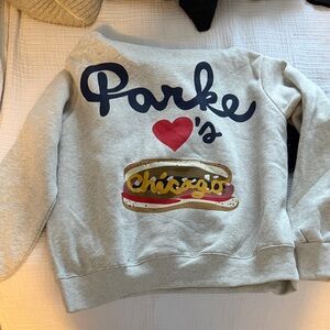 Gray Sweatshirt with Chicago Print